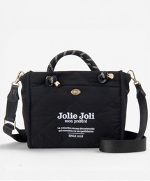Jolie Joli（ジョリージョリ）の「【Jolie Joli/ジョリージョリ】トートバッグ　2WAY　ショルダーバッグ　ロゴ（トートバッグ）」