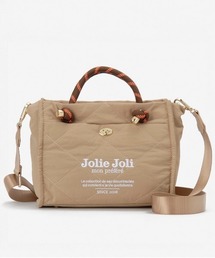 Jolie Joli（ジョリージョリ）の「【Jolie Joli/ジョリージョリ】トートバッグ　2WAY　ショルダーバッグ　ロゴ（トートバッグ）」