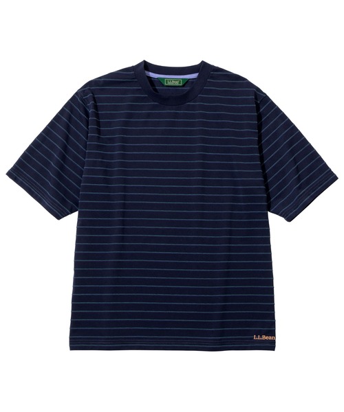 L.L.Bean(エルエルビーン)の「【JAPAN EDITION】クリントン・ストライプ・ティ(Tシャツ/カットソー・メンズ・ブルー系その他/グレー系その他・MEDIUM/SMALL/LARGE)」の2枚目の写真