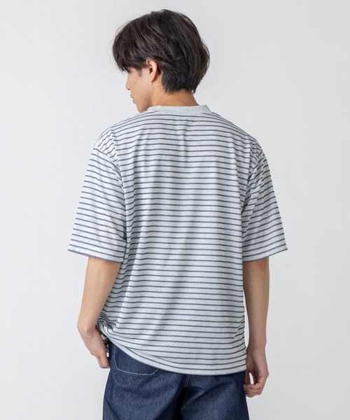 L.L.Bean(エルエルビーン)の「【JAPAN EDITION】クリントン・ストライプ・ティ(Tシャツ/カットソー・メンズ・ブルー系その他/グレー系その他・MEDIUM/SMALL/LARGE)」の5枚目の写真