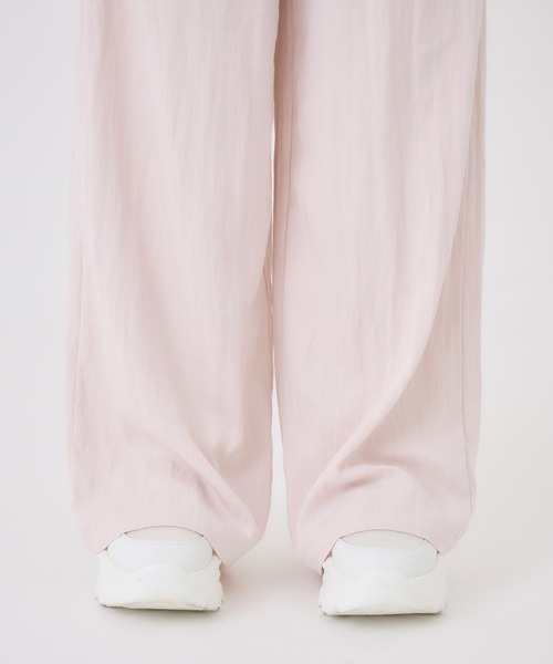 Rmine(アールマイン)の「ウエストリボンリラックスワイドパンツ(その他パンツ・レディース・ホワイト/ピンク・SMALL)」の17枚目の写真