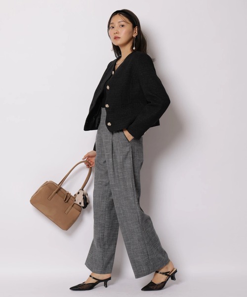 JUSGLITTY(ジャスグリッティー)の「スカラジャケット(その他アウター・レディース・ブラック/ブルー系その他3・1/2)」の6枚目の写真