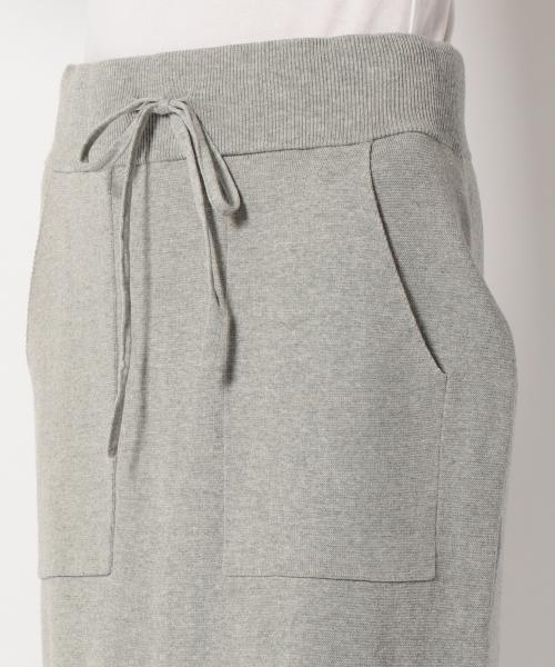 SHARE PARK（シェアパーク）の「ミラノリブスカート（スカート・レディース・ライトグレー系/ネイビー系・0/1）」の3枚目の写真