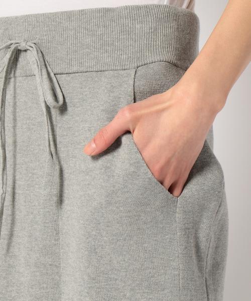 SHARE PARK（シェアパーク）の「ミラノリブスカート（スカート・レディース・ライトグレー系/ネイビー系・0/1）」の10枚目の写真