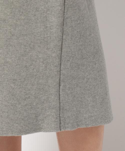 SHARE PARK（シェアパーク）の「ミラノリブスカート（スカート・レディース・ライトグレー系/ネイビー系・0/1）」の9枚目の写真