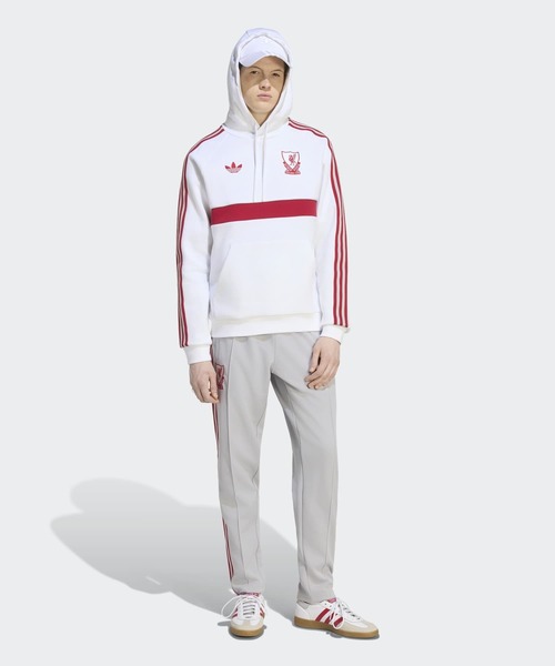 adidas(アディダス)の「リバプールFC オリジナルス パーカー スウェットシャツ / アディダス adidas(パーカー・メンズ・ホワイト・XX-LARGE/XXX-LARGE/X-LARGE/LARGE/MEDIUM/SMALL)」の5枚目の写真
