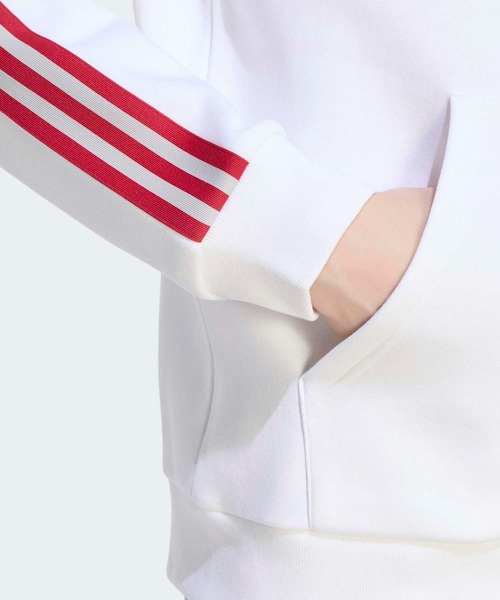 adidas(アディダス)の「リバプールFC オリジナルス パーカー スウェットシャツ / アディダス adidas(パーカー・メンズ・ホワイト・XX-LARGE/XXX-LARGE/X-LARGE/LARGE/MEDIUM/SMALL)」の4枚目の写真