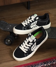CATIBA PRO Low Suede and Canvas Logo Sneaker カティバ プロ ロー スウェード アンド キャンバス ロゴ スニーカー