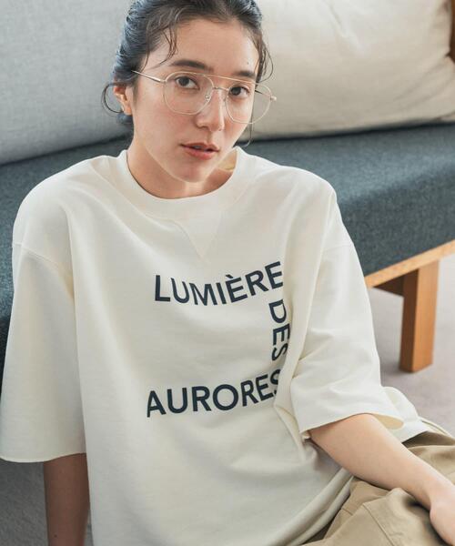 URBAN RESEARCH DOORS(アーバンリサーチドアーズ)の「速乾裏毛ロゴプルオーバー(Tシャツ/カットソー・レディース・ネイビー/ナチュラル・FREE)」の3枚目の写真