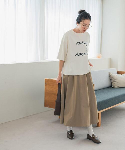 URBAN RESEARCH DOORS(アーバンリサーチドアーズ)の「速乾裏毛ロゴプルオーバー(Tシャツ/カットソー・レディース・ネイビー/ナチュラル・FREE)」の9枚目の写真