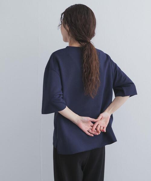 URBAN RESEARCH DOORS(アーバンリサーチドアーズ)の「速乾裏毛ロゴプルオーバー(Tシャツ/カットソー・レディース・ネイビー/ナチュラル・FREE)」の14枚目の写真