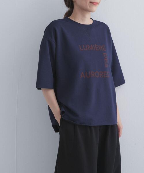 URBAN RESEARCH DOORS(アーバンリサーチドアーズ)の「速乾裏毛ロゴプルオーバー(Tシャツ/カットソー・レディース・ネイビー/ナチュラル・FREE)」の17枚目の写真
