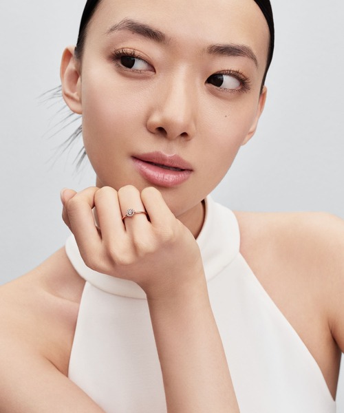 PANDORA（パンドラ）の「ラウンド パヴェ ハロー リング（リング・レディース・ピンクゴールド・48/60/58/56/54/52/50）」の3枚目の写真