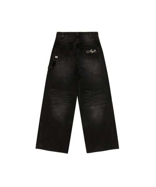 AAPE BY A BATHING APE（エーエイプバイアベイシングエイプ）の「AAPE MAIN DENIM PANTS（デニムパンツ・レディース・ブラック・SMALL）」の2枚目の写真