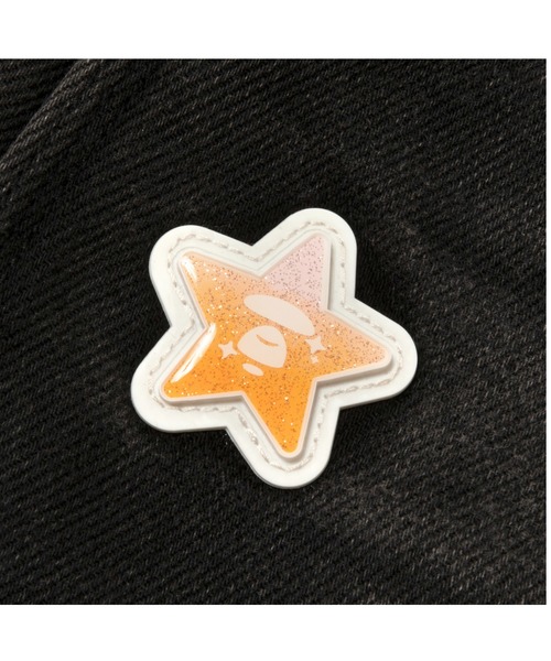 AAPE BY A BATHING APE（エーエイプバイアベイシングエイプ）の「AAPE MAIN DENIM PANTS（デニムパンツ・レディース・ブラック・SMALL）」の3枚目の写真