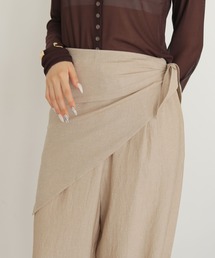 cheriella（シェリエラ）の「【cheriella】スカーフ付きレイヤードスラックス  SCARF LAYERED SLACKS（スラックス）」
