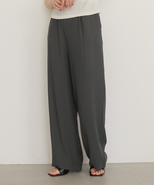 cheriella(シェリエラ)の「【cheriella】スカーフ付きレイヤードスラックス SCARF LAYERED SLACKS(スラックス・レディース・チャコールグレー/ベージュ・FREE)」の8枚目の写真