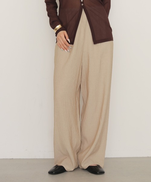 cheriella(シェリエラ)の「【cheriella】スカーフ付きレイヤードスラックス SCARF LAYERED SLACKS(スラックス・レディース・チャコールグレー/ベージュ・FREE)」の22枚目の写真