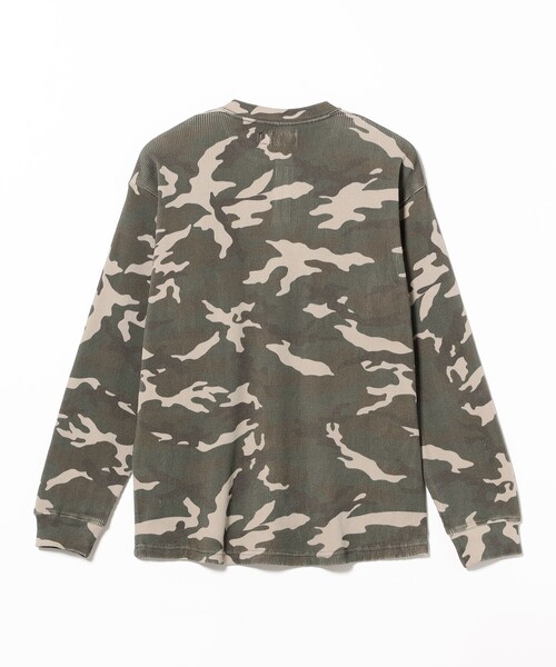 BEAMS T(ビームスティー)の「Camo Waffle Henley Neck Long Sleeve T-shirt(Tシャツ/カットソー・メンズ・その他1/その他・X-LARGE/SMALL/LARGE/MEDIUM)」の4枚目の写真