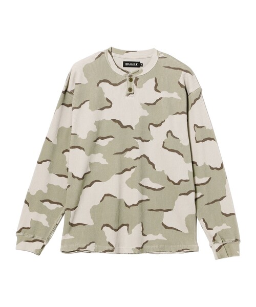 BEAMS T(ビームスティー)の「Camo Waffle Henley Neck Long Sleeve T-shirt(Tシャツ/カットソー・メンズ・その他1/その他・X-LARGE/SMALL/LARGE/MEDIUM)」の6枚目の写真