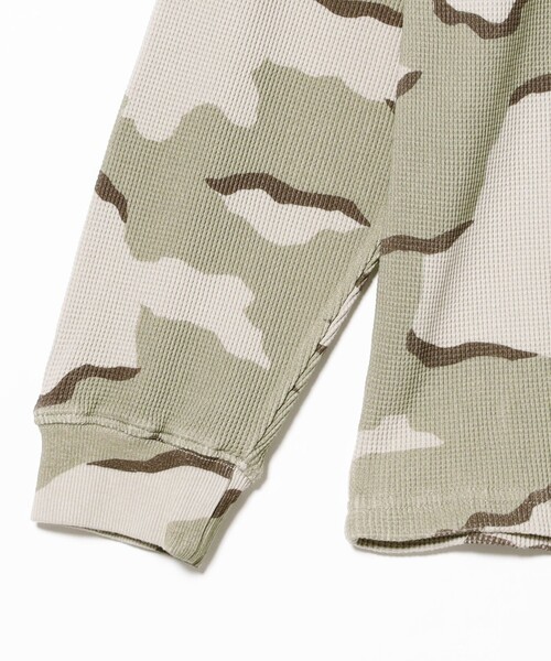 BEAMS T(ビームスティー)の「Camo Waffle Henley Neck Long Sleeve T-shirt(Tシャツ/カットソー・メンズ・その他1/その他・X-LARGE/SMALL/LARGE/MEDIUM)」の8枚目の写真