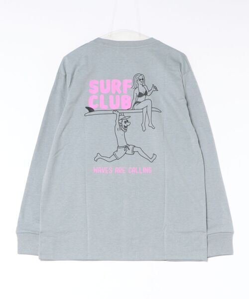Bling Leads(ブリングリーズ)の「【Bls】 【ZM】【Bling Leads】サーフプリント アソート天竺ロンTEE(Tシャツ/カットソー・メンズ・ライトグレー・FREE)」の4枚目の写真