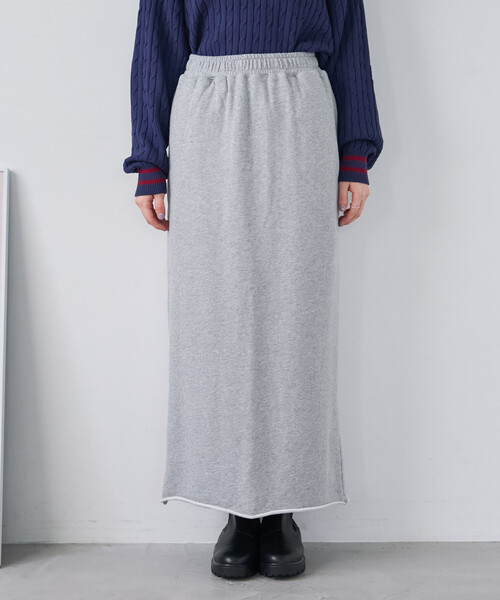 FREAK'S STORE(フリークスストア)の「裏毛スカート(スカート・レディース・グレー/チャコールグレー/ベージュ・フリ-)」の13枚目の写真