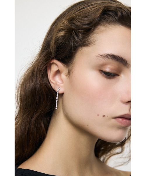 MOUSSY（マウジー）の「【26年AW新作】DANGLE ピアス（ピアス（両耳用）・レディース・シルバー・FREE）」の2枚目の写真