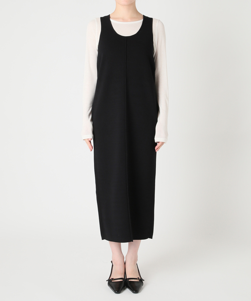 U by SPICK&SPAN(ユーバイスピックアンドスパン)の「2WAYニットロングワンピース(ワンピース・レディース・ブラック/ベージュ・FREE)」の15枚目の写真