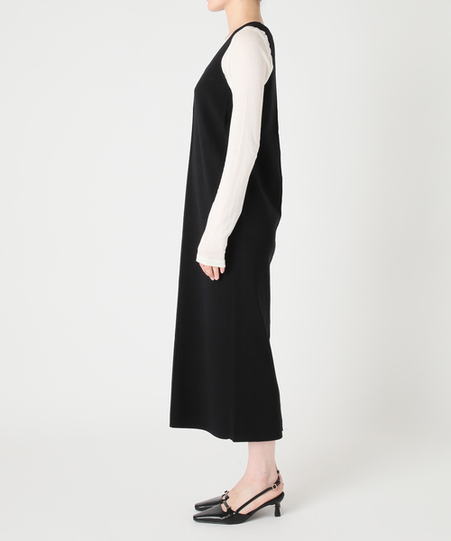 U by SPICK&SPAN(ユーバイスピックアンドスパン)の「2WAYニットロングワンピース(ワンピース・レディース・ブラック/ベージュ・FREE)」の16枚目の写真