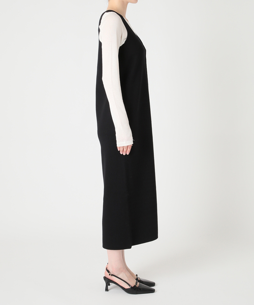 U by SPICK&SPAN(ユーバイスピックアンドスパン)の「2WAYニットロングワンピース(ワンピース・レディース・ブラック/ベージュ・FREE)」の18枚目の写真