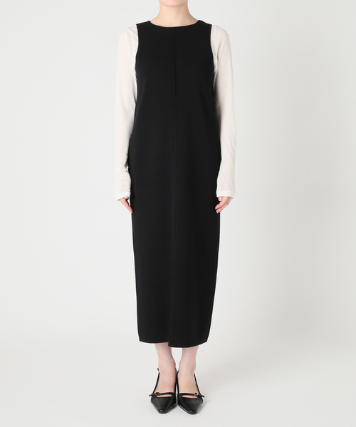 U by SPICK&SPAN(ユーバイスピックアンドスパン)の「2WAYニットロングワンピース(ワンピース・レディース・ブラック/ベージュ・FREE)」の22枚目の写真
