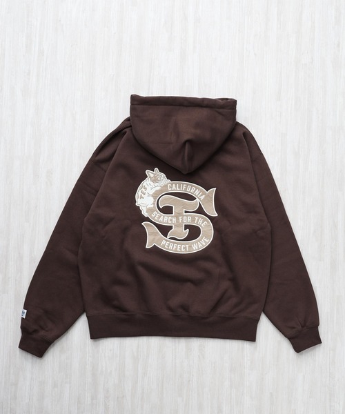 The Endless Summer(エンドレスサマー)の「TES LOCAL CREW ZIP PARKA / スウェットジップパーカー(パーカー・メンズ・グレー/ブラウン/ブラック・SMALL/MEDIUM/LARGE/X-LARGE)」の1枚目の写真