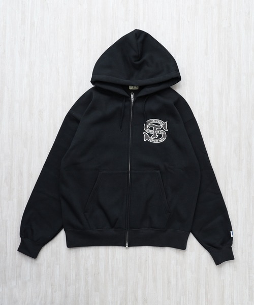 The Endless Summer(エンドレスサマー)の「TES LOCAL CREW ZIP PARKA / スウェットジップパーカー(パーカー・メンズ・グレー/ブラウン/ブラック・SMALL/MEDIUM/LARGE/X-LARGE)」の2枚目の写真