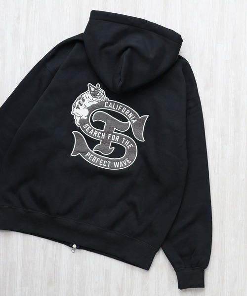 The Endless Summer(エンドレスサマー)の「TES LOCAL CREW ZIP PARKA / スウェットジップパーカー(パーカー・メンズ・グレー/ブラウン/ブラック・SMALL/MEDIUM/LARGE/X-LARGE)」の6枚目の写真
