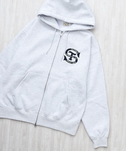 The Endless Summer(エンドレスサマー)の「TES LOCAL CREW ZIP PARKA / スウェットジップパーカー(パーカー・メンズ・グレー/ブラウン/ブラック・SMALL/MEDIUM/LARGE/X-LARGE)」の10枚目の写真