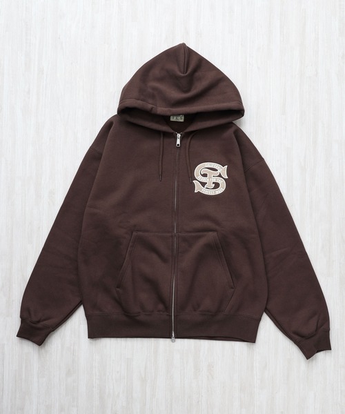 The Endless Summer(エンドレスサマー)の「TES LOCAL CREW ZIP PARKA / スウェットジップパーカー(パーカー・メンズ・グレー/ブラウン/ブラック・SMALL/MEDIUM/LARGE/X-LARGE)」の15枚目の写真
