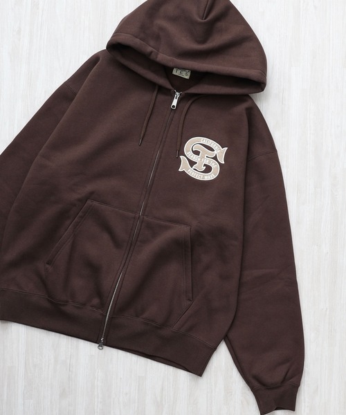 The Endless Summer(エンドレスサマー)の「TES LOCAL CREW ZIP PARKA / スウェットジップパーカー(パーカー・メンズ・グレー/ブラウン/ブラック・SMALL/MEDIUM/LARGE/X-LARGE)」の16枚目の写真
