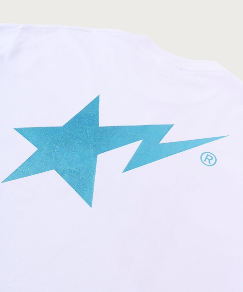 A BATHING APE(アベイシングエイプ)の「METALLIC BAPE STA LOGO RELAXED FIT TEE(Tシャツ/カットソー・メンズ・ホワイト/ネイビー/ブラック・LARGE/XX-LARGE/MEDIUM/SMALL/X-LARGE)」の10枚目の写真