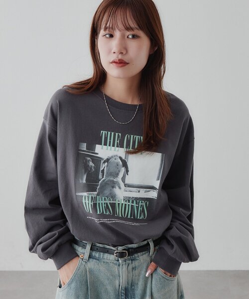 DISCOAT(ディスコート)の「【Enlude】アニマルフォトロンT《ユニセックス》(Tシャツ/カットソー・レディース・オフホワイト/チャコールグレー/ライトベージュ・LARGE/MEDIUM)」の19枚目の写真