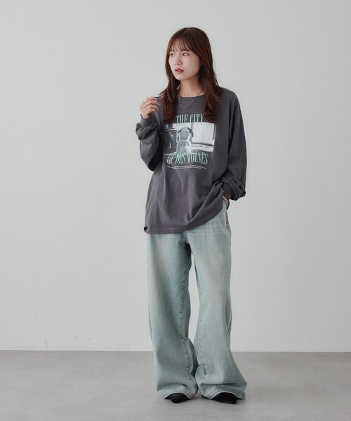 DISCOAT(ディスコート)の「【Enlude】アニマルフォトロンT《ユニセックス》(Tシャツ/カットソー・レディース・オフホワイト/チャコールグレー/ライトベージュ・LARGE/MEDIUM)」の21枚目の写真