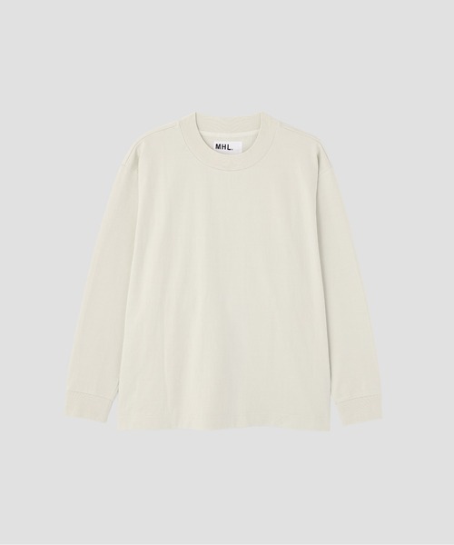 MHL.（エムエイチエル）の「MATTE COTTON JERSEY（Tシャツ/カットソー・メンズ・オフホワイト/グレー/ボルドー・MEDIUM/LARGE）」の5枚目の写真
