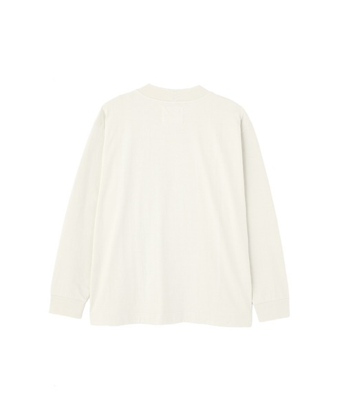 MHL.（エムエイチエル）の「MATTE COTTON JERSEY（Tシャツ/カットソー・メンズ・オフホワイト/グレー/ボルドー・MEDIUM/LARGE）」の6枚目の写真