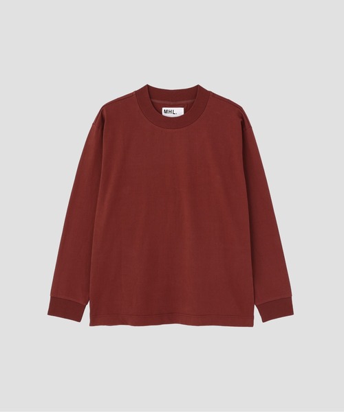 MHL.（エムエイチエル）の「MATTE COTTON JERSEY（Tシャツ/カットソー・メンズ・オフホワイト/グレー/ボルドー・MEDIUM/LARGE）」の15枚目の写真