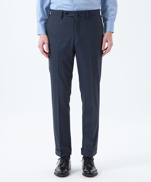 MACKINTOSH PHILOSOPHY(マッキントッシュ フィロソフィー)の「【WEB&一部店舗限定】トロッター テーパードトラウザーズ ウール混マイクロ千鳥(その他パンツ・メンズ・チャコールグレー/ネイビー・40/38)」の11枚目の写真