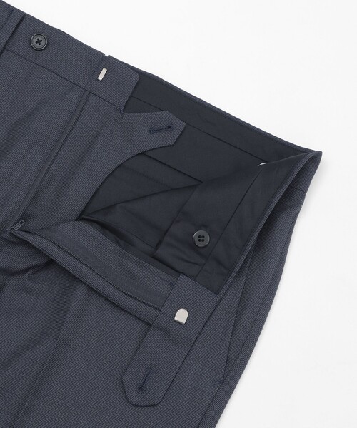 MACKINTOSH PHILOSOPHY(マッキントッシュ フィロソフィー)の「【WEB&一部店舗限定】トロッター テーパードトラウザーズ ウール混マイクロ千鳥(その他パンツ・メンズ・チャコールグレー/ネイビー・40/38)」の5枚目の写真