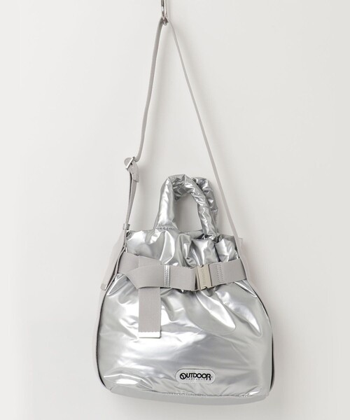 fredy emue（フレディエミュ）の「【OUTDOOR PRODUCTS】ナイロン2wayベルトトートバッグS（トートバッグ・レディース・ブラウン/シルバー/ブラック・FREE）」の11枚目の写真