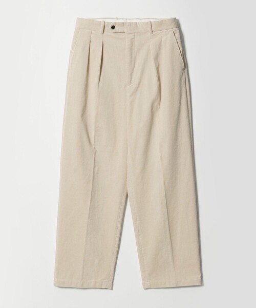 Steven Alan(スティーブンアラン)の「<Steven Alan> 9W コーデュロイ イン ツープリーツ ドレス トラウザーズ II(スラックス・メンズ・ダークグレー/ブラック/オフホワイト/ダークブラウン・S/M/L/XL)」の1枚目の写真