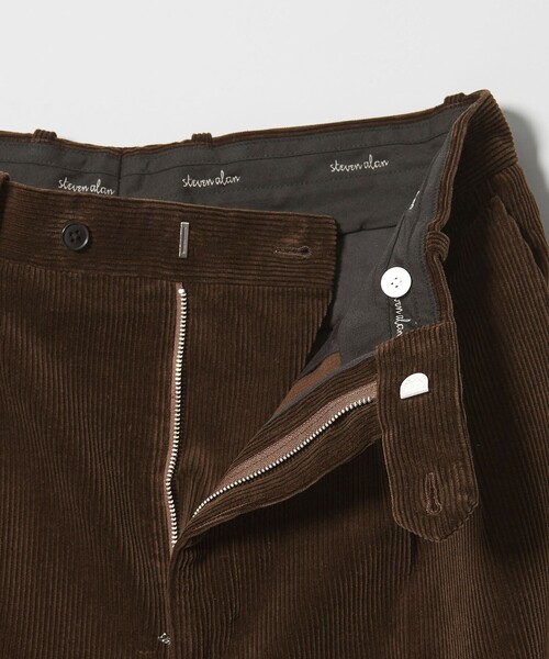 Steven Alan(スティーブンアラン)の「<Steven Alan> 9W コーデュロイ イン ツープリーツ ドレス トラウザーズ II(スラックス・メンズ・ダークグレー/ブラック/オフホワイト/ダークブラウン・S/M/L/XL)」の9枚目の写真