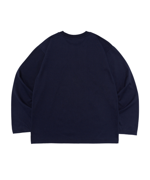 BERNI(ベルニ)の「ハウスグラフィックロングスリーブTシャツ(ネイビー)(Tシャツ/カットソー・レディース・その他・SMALL/X-LARGE/LARGE/MEDIUM)」の2枚目の写真